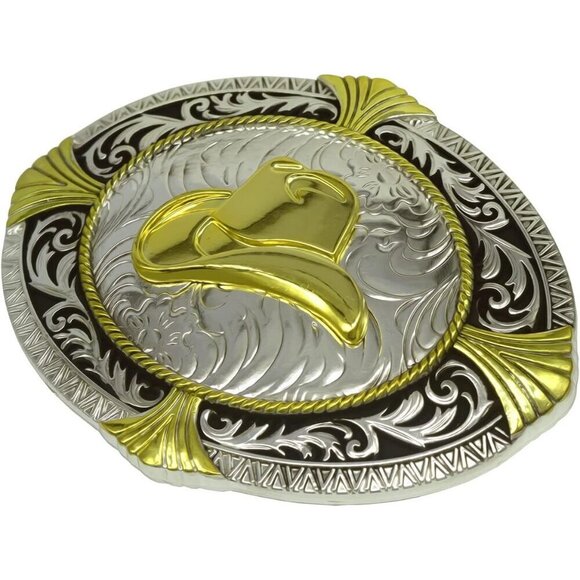 Women\'s Cowboy Hat Religion Cross Kneeling Prayer And Horse Design Belt Buckles main image 5